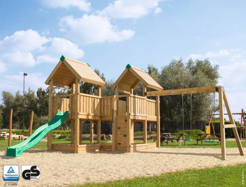 Climbing Frame with Swing for Public Use • Hy-land P6s